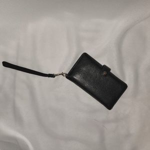 Black Coach Wallet Wristlet